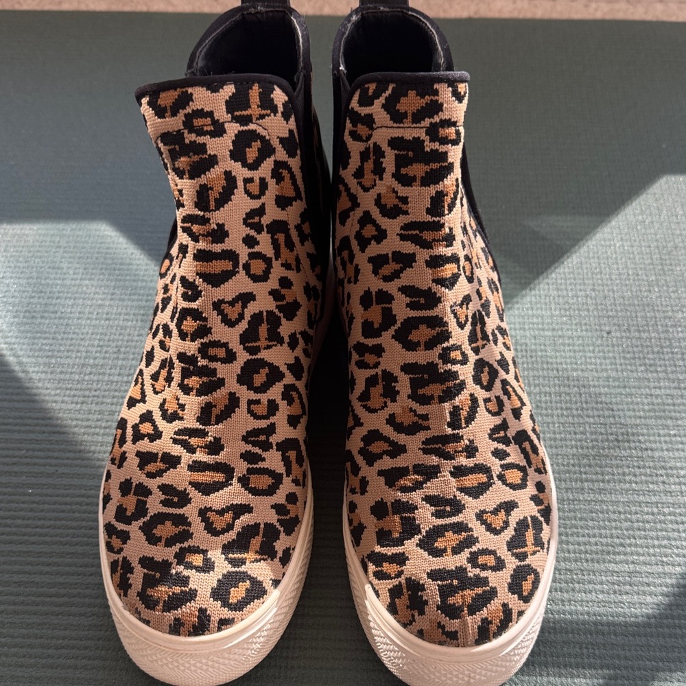 Steve Madden Leopard Print Sneakers